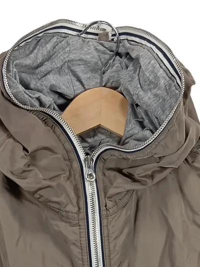 Duvetica Leichte Jacke Damen Beige Gr. 44 Kapuze Polyamid Übergangsjacke