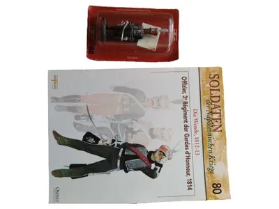 Schleich Spielfigur Del Prado Soldat Offizier Gardes d'Honneur Mehrfarbig 7cm