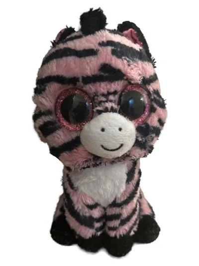 Ty Beanie Boos Zoey Zebra Kuscheltier Rosa Animal-Print 16 cm