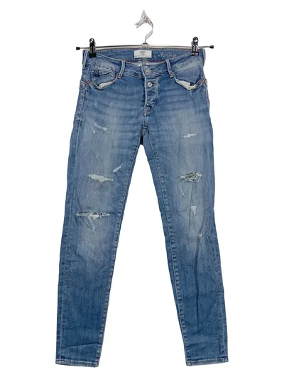 Le Temps des Cerises Heritage Destroyed Jeans Damen Blau W28 S