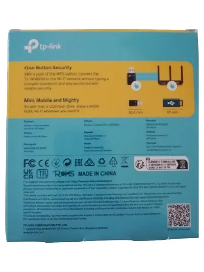 TP-Link TL-WN823N Mini WLAN USB Adapter 300Mbps Wireless N WiFi