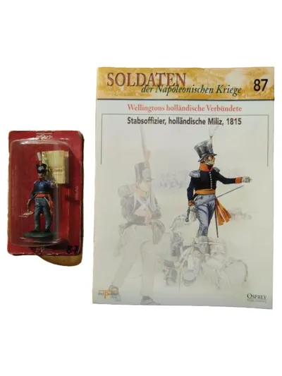 Del Prado Napoleonische Kriege 87 Stabsoffizier Holländische Miliz 1815