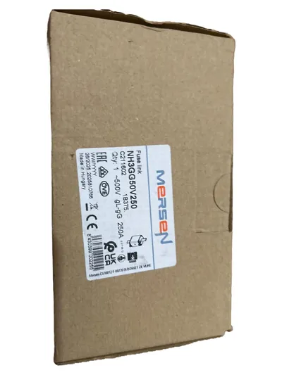 Mersen NH3GG50V250 NH-Sicherung 250A 500V gL/gG Beige
