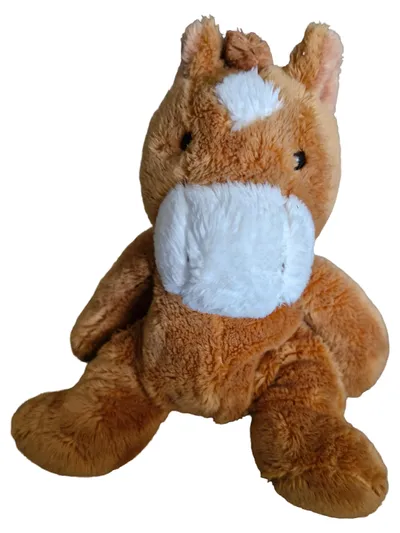 Beluga Baby Kuscheltier Pferd Plüschtier Braun 23cm Stofftier Schmusetier