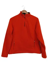 Camargue Damen Fleecejacke Gr. 38 Rot Outdoor Half-Zip 1