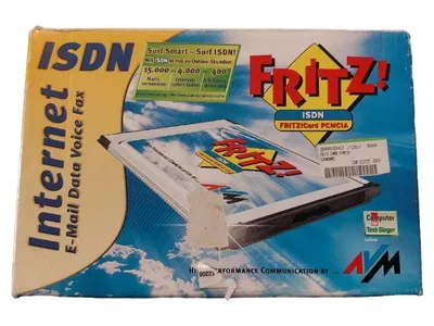 AVM ISDN Fritz!Card PCMCIA Netzwerk Adapter für Laptop Notebook