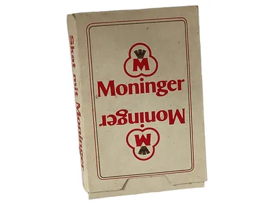 MONINGER Skat Kartenspiel Spielkarten Sammler Edition Bierbrauerei