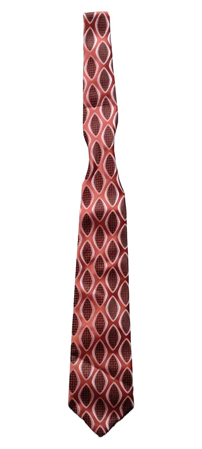 Commodore Krawatte Herren Rot Klassisch Polyester Business Krawatte
