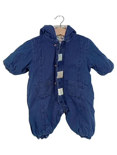 Absorba Baby Schneeanzug Overall Gr. 74 Blau Praktisch Kinder Winteranzug