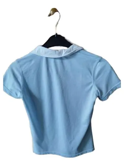GOLFINO Damen Poloshirt Gr. S Hellblau Golf Sportshirt Kurzarm