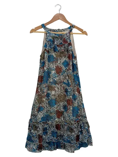 Cecilia Classics Sommerkleid Damen Gr. 36 Blumenmuster Mehrfarbig