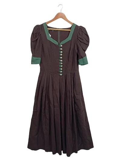 BERWIN & WOLFF Dirndl Trachtenkleid Damen Gr. 42 Braun Klassisch