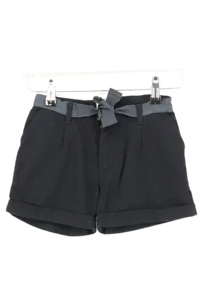 bellerose Damen Shorts Einheitsgröße Schwarz Casual Preppy Baumwolle