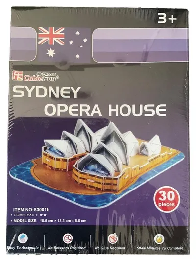 CubicFun 3D Puzzle Sydney Opera House Modell 30 Teile ab 3 Jahre