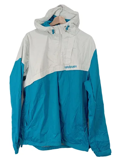 alife and kickin Damen Outdoorjacke Gr. 40/L Türkis Sportlich