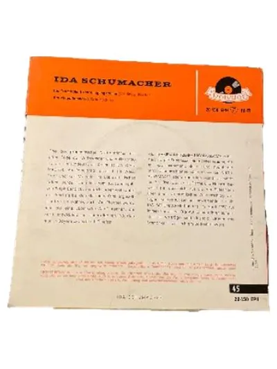 Ida Schumacher - Trambahnritzenreinigungsdame / Am Viktualienmarkt Polydor Vinyl