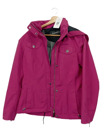 Schöffel Damen Outdoorjacke Gr. 36/S Lila Sportlich Polyamid