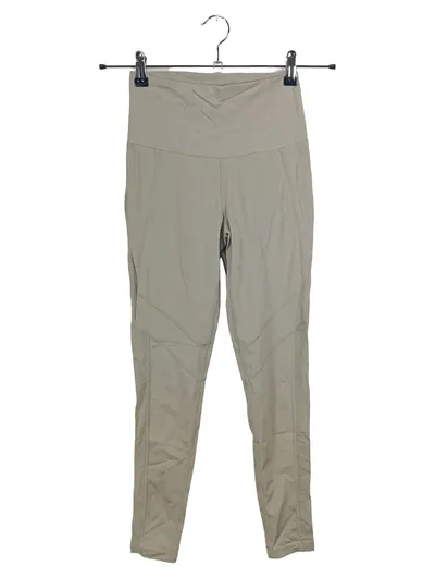 GUESS Damen Sport Leggings High Waist Beige XS Polyamid Stretch
