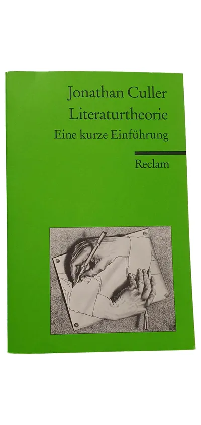 Jonathan Culler Literaturtheorie Eine kurze Einführung Reclam Buch