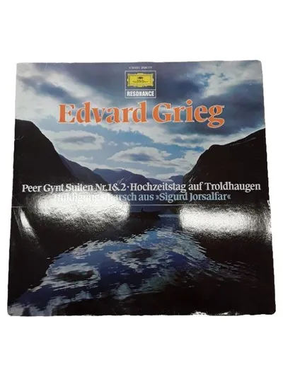 Edvard Grieg Peer Gynt Suiten Nr.1&2 LP Vinyl Deutsche Grammophon Resonance