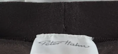 PETER HAHN Damen Stoffhose Braun Klassisch Gr. 46 Viskose Stretch