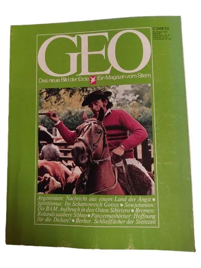 GEO Zeitschrift Nr. 10/1979 Argentinien Sibirien Nashörner Natur Reise Gebraucht