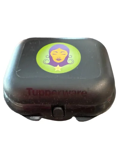 Tupperware Dose Behälter Schwarz Praktisch 500ml Vorratsdose