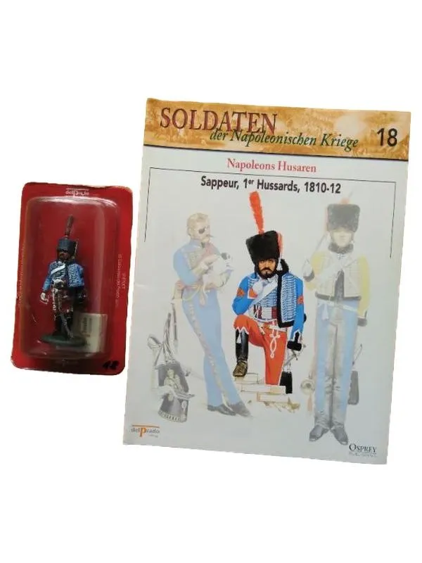 Del Prado Figur Soldat Napoleonische Husaren Sappeur Spielfigur Mehrfarbig 1