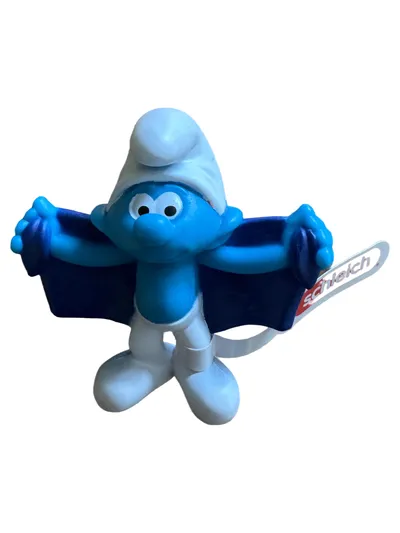 Schleich Schlumpf mit Umhang Spielfigur Blau Kinder Figur