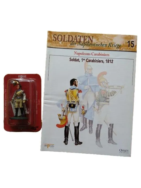 Del Prado Soldat Napoleonische Kriege 1er Carabiniers 1812 Figur & Heft Nr 15 1