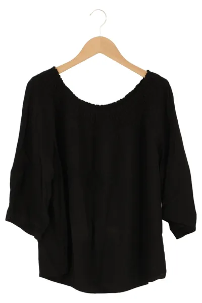 STEFFEN SCHRAUT Damen Bluse Schwarz Gr. 36/S Viskose Casual Elegant