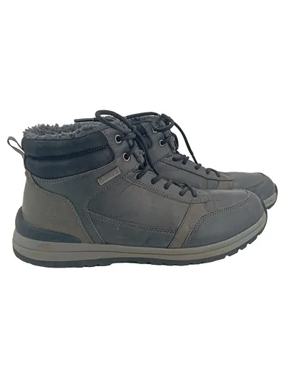 FootFlexx Herren Schneestiefel Outdoor Stiefel Grau Größe 42 Winterstiefel