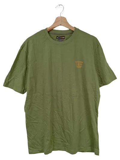 Atlas For Men Herren Outdoor T-Shirt Grün Gr. M Baumwolle