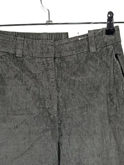 Cappellini Damen Cordhose Grau Gr. 40 Klassisch Baumwolle Elasthan