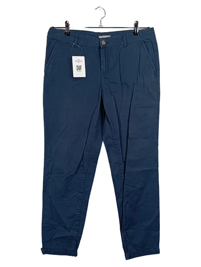 ORSAY Damen Stoffhose Chino Blau Gr. 40 Baumwolle Casual