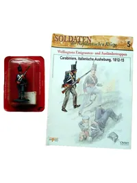 Del Prado Soldat Figur & Buch Nr 5 Carabiniere italienische Aushebung Napoleon 1