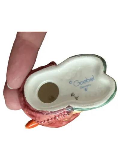 Goebel Junge mit Trompete Porzellan Dekofigur Nostalgisch Mehrfarbig 7cm