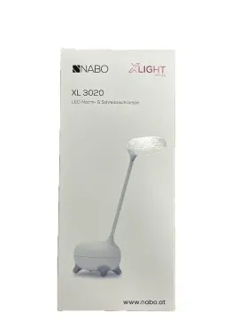 NABO XL 3020 LED Schreibtischlampe Nachtlicht Touch dimmbar USB grau