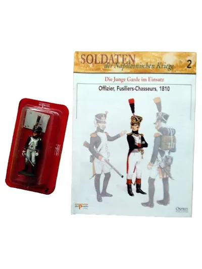 Del Prado Soldaten Figur Napoleonische Kriege Offizier 9cm Mehrfarbig
