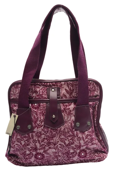 ETNIES Damen Umhängetasche Lila Casual Modern Schultertasche Baumwolle