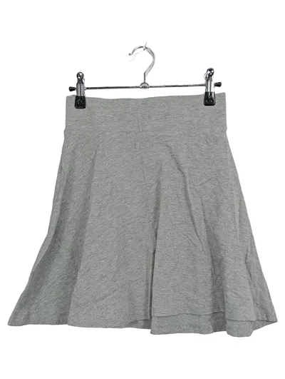 ORSAY Damen Minirock Skaterrock Gr. XS/34 Grau Meliert Baumwolle