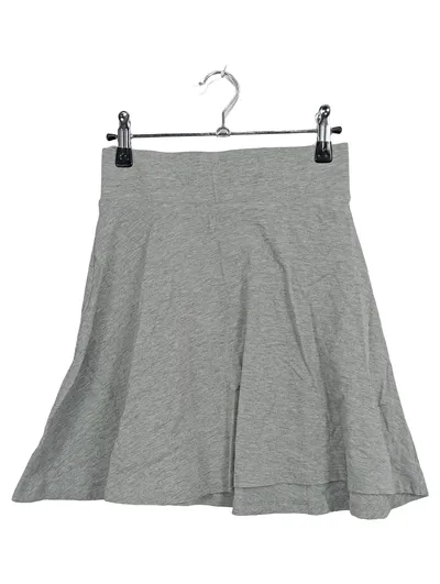 ORSAY Damen Minirock Skaterrock Gr. XS/34 Grau Meliert Baumwolle