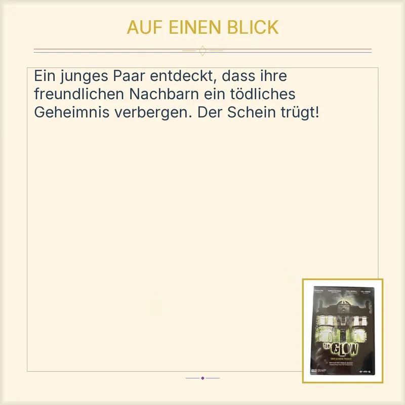 e-m-s The Glow Psychohorror DVD Deutsch Dean Cain ab 16 2
