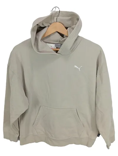 PUMA Damen Kapuzenpullover Hoodie Beige Gr. 38 M