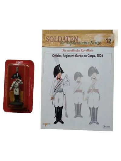 Del Prado Schleich Spielfigur Soldat Offizier Garde du Corps 1806 Mehrfarbig