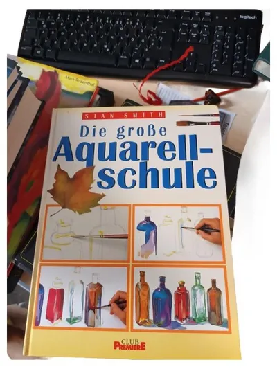 Club Premiere Die große Aquarell-Schule Malen Zeichnen Hobbybuch Aquarellmalerei