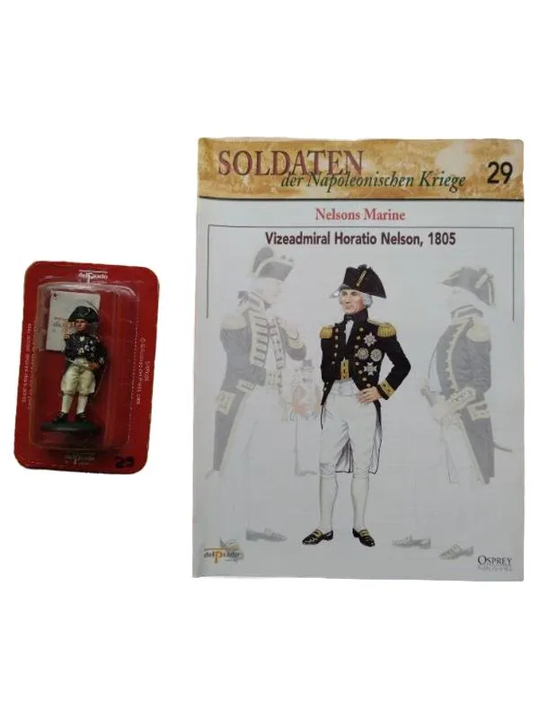 Del Prado Spielfigur Soldat Vizeadmiral Horatio Nelson 1805 Mehrfarbig 7 cm 1