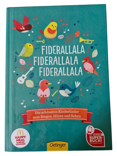 Fiderallala Kinderlieder Buch Oetinger Happy Meal Sonderausgabe Singen Hören