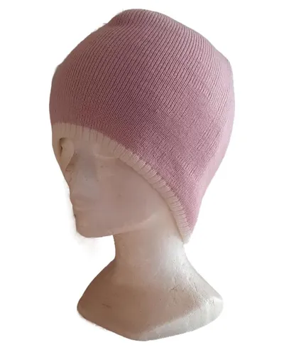 Beechfield Damen Mütze Rosa Polyacryl Beanie Strickmütze Casual