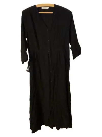 Masai Damen Freizeitkleid Schwarz Gr. 36/S Basic Komfortabel